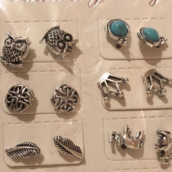 Adorable Boho Stud Earring Set - Picture 3 of 4